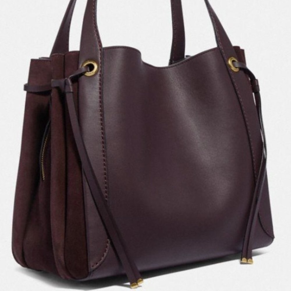 ❤️SOLD❤️ Coach Harmony Hobo Mixed Leather Suede - Picture 5 of 16